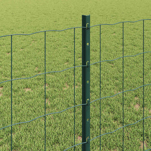 Recinzione con pali. Verde 0.8 x 10 m Acciaio 3335990