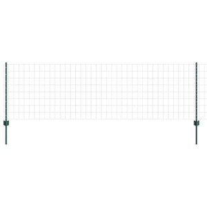 Recinzione con pali. Verde 0.8 x 10 m Acciaio 3335990