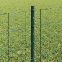 Recinzione con pali. Verde 0.6 x 10 m Acciaio 3335997