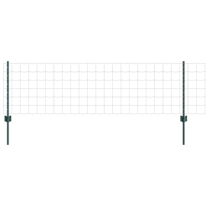Recinzione con pali. Verde 0.6 x 10 m Acciaio 3335997