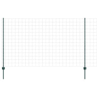 Recinzione con pali. Verde 1.4 x 10 m Acciaio 3336001