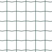 Recinzione con pali. Verde 0.4 x 25 m Acciaio 3336004