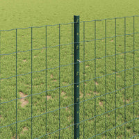 Recinzione con pali. Verde 1 x 25 m Acciaio 3336012