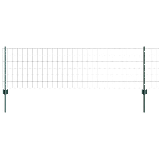 Recinzione con pali. Verde 0.6 x 50 m Acciaio 3336036