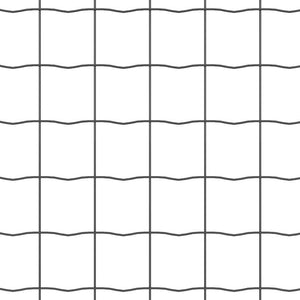 Recinzione con pali. Grigio 1 x 10 m Acciaio 3336057