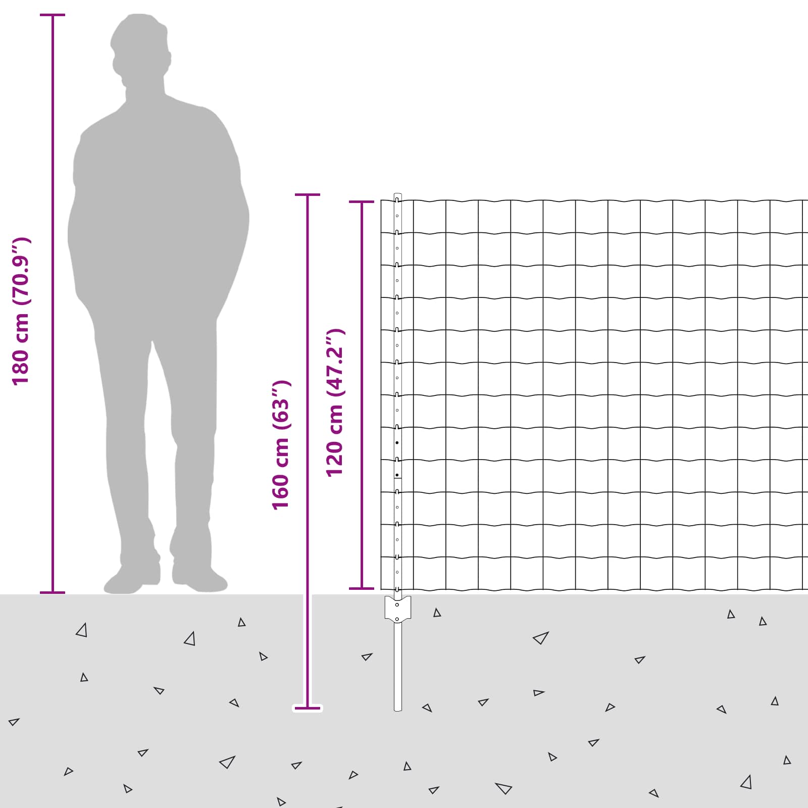 Recinzione e Posto Grigio 1,2 x 25 m Acciaio 3336118