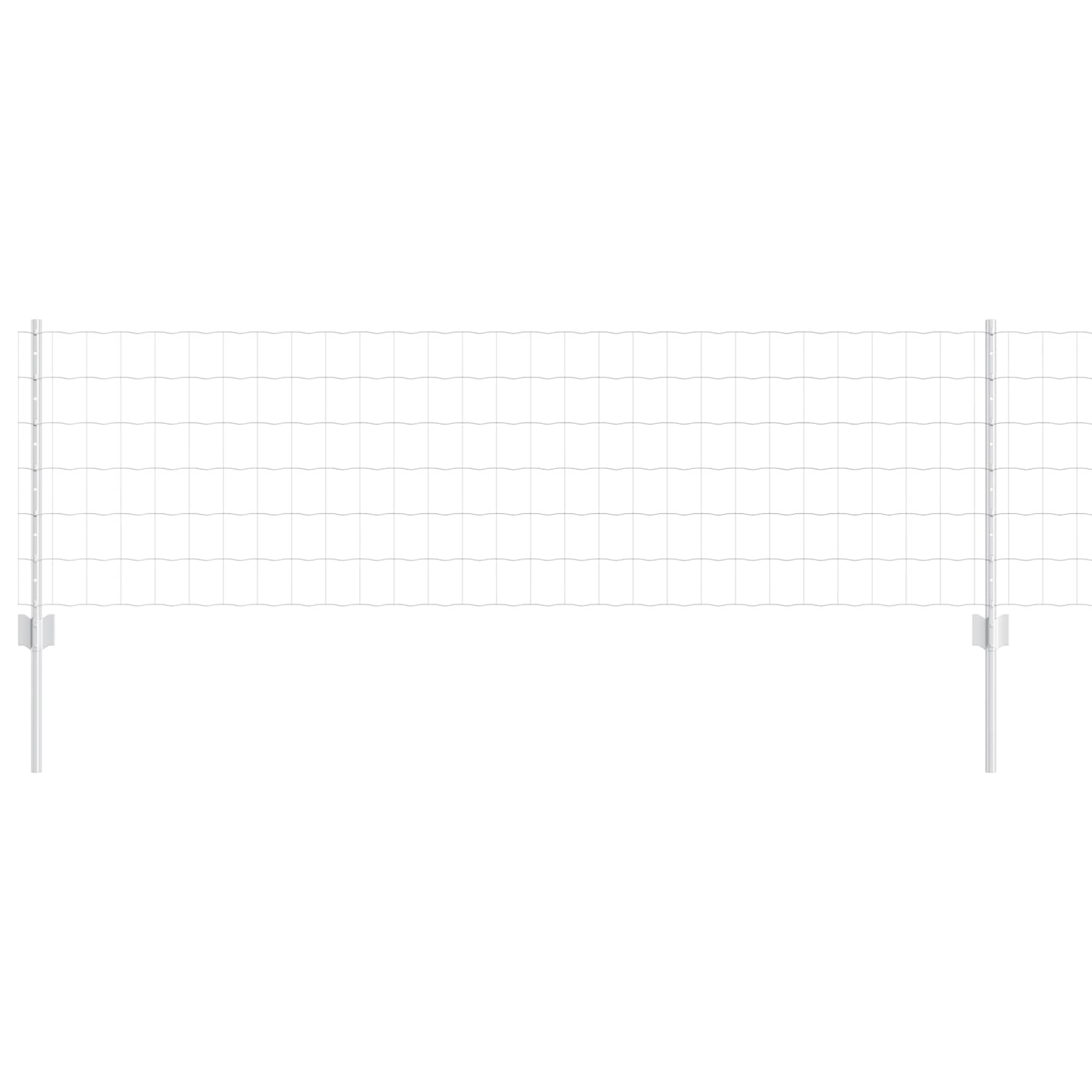 Recinzione e Posto Argento 0,6 x 50 m Acciaio 3336211