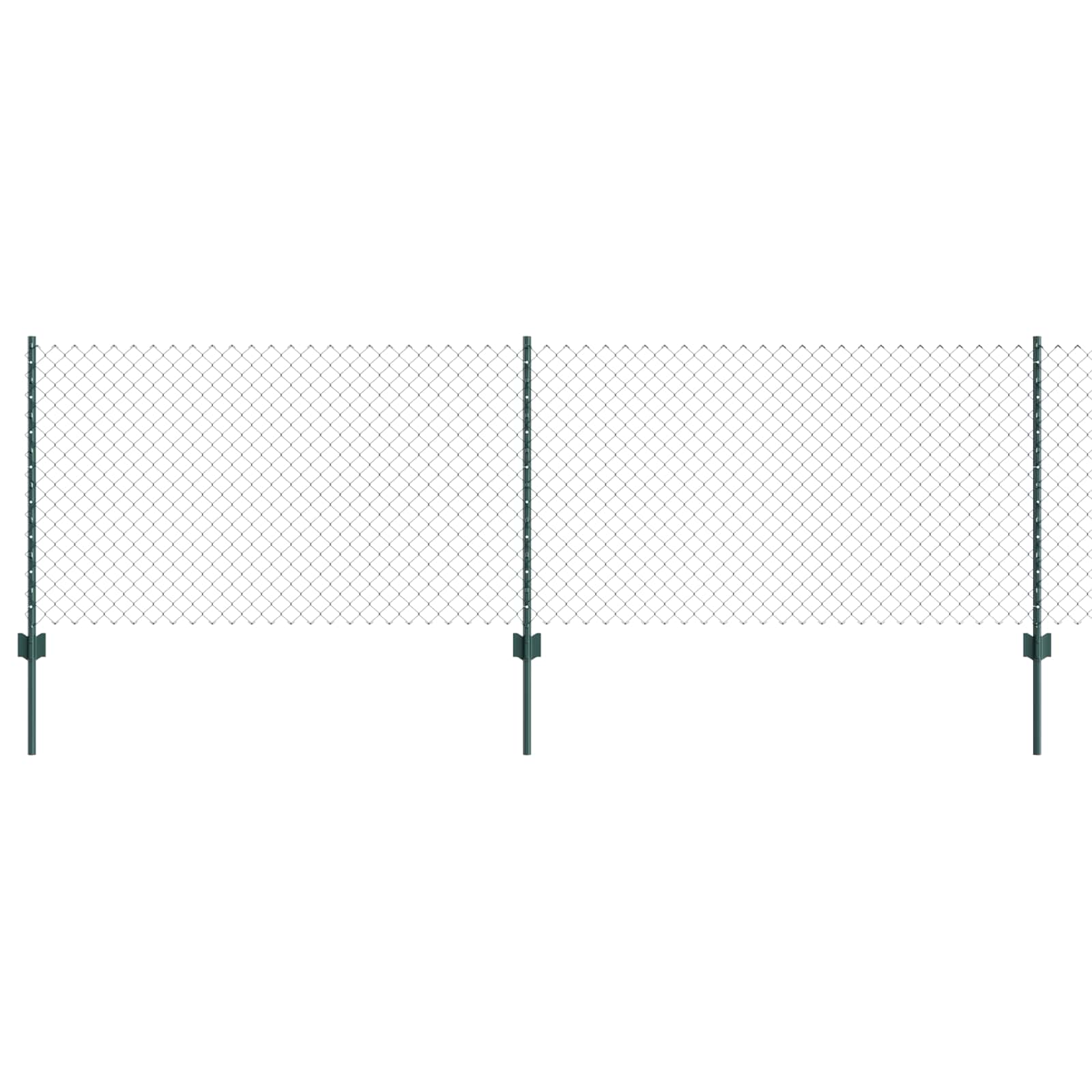 Recinzione e Posto Verde 0,8 x 10 m Acciaio 3336231