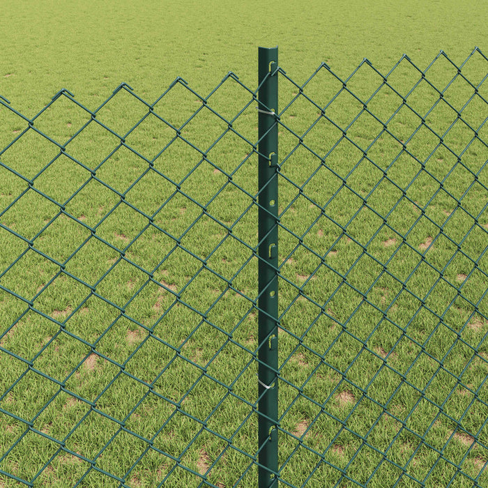 Recinzione e Posto Verde 1,4 x 10 m Acciaio 3336234