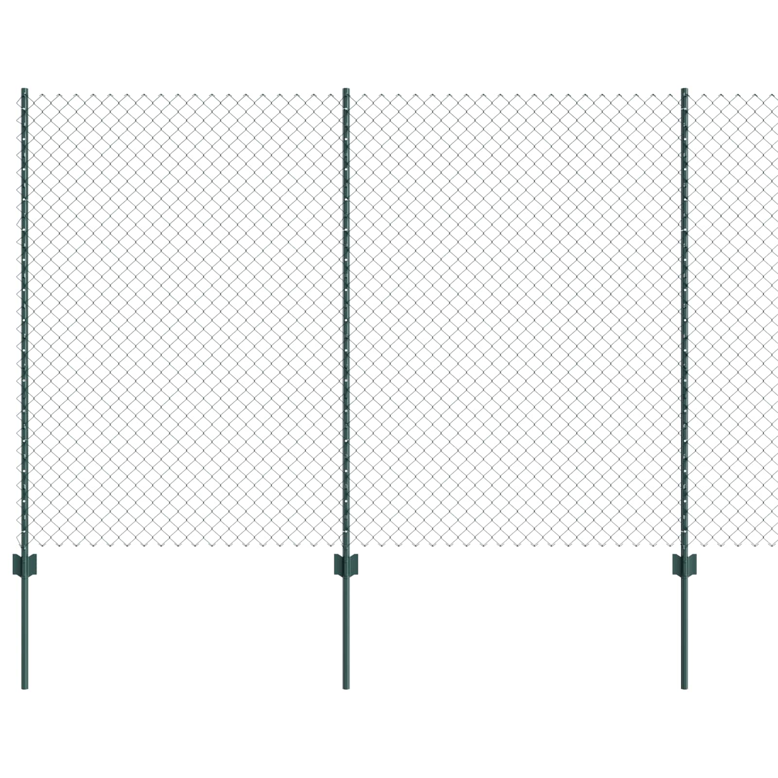 Recinzione e Posto Verde 1,5 x 10 m Acciaio 3336235