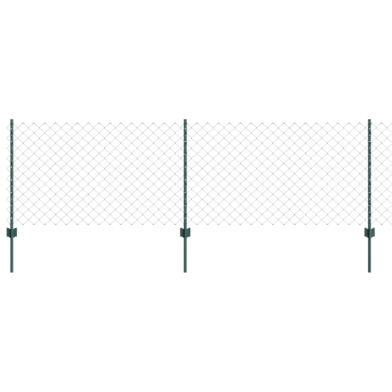 Recinzione e Posto Verde 0,8 x 10 m Acciaio 3336239