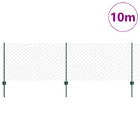 Recinzione e Posto Verde 0,8 x 10 m Acciaio 3336239