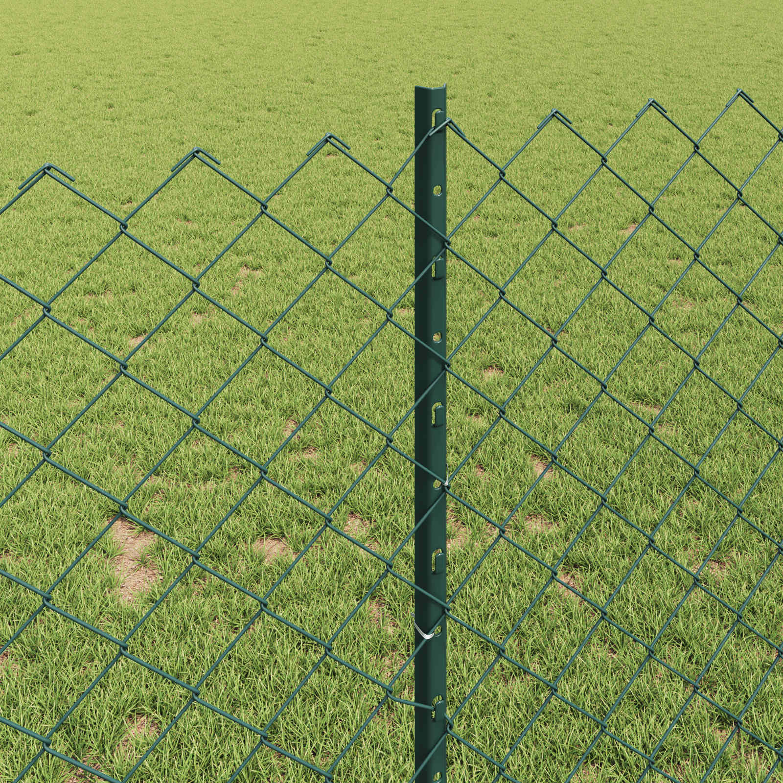 Recinzione e Posto Verde 1 x 10 m Acciaio 3336240