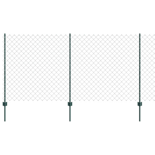 Recinzione e Posto Verde 1,2 x 10 m Acciaio 3336241