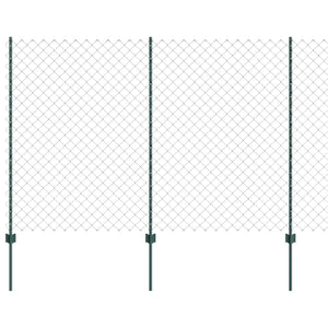 Recinzione e Posto Verde 1,6 x 10 m Acciaio 3336244