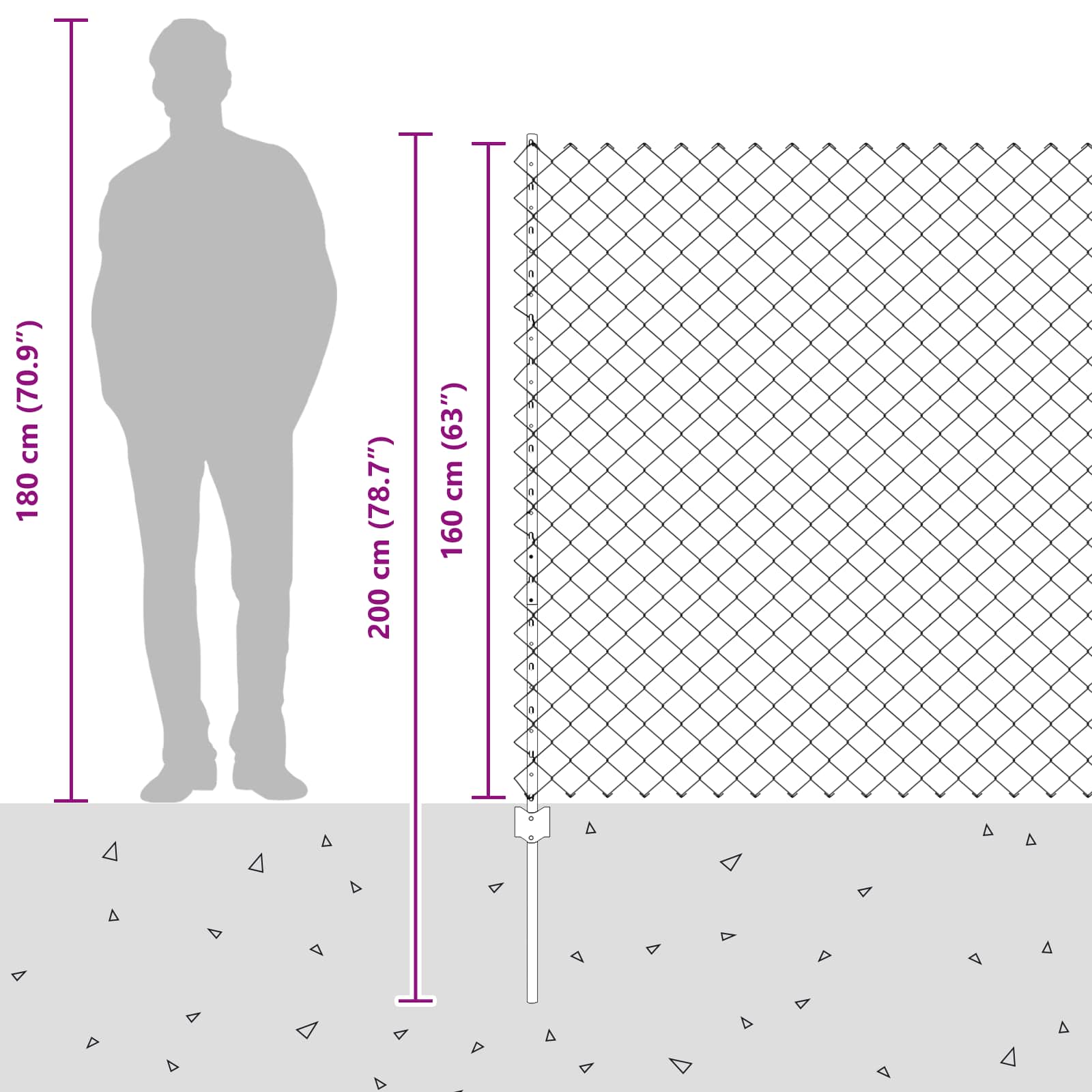 Recinzione e Posto Verde 1,6 x 10 m Acciaio 3336244