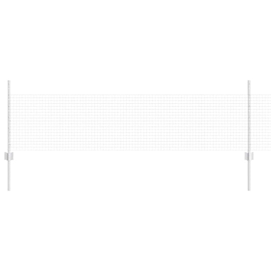 Recinzione con pali. Argento 0.5 x 10 m Acciaio 3336316