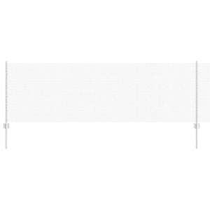 Recinzione con pali. Argento 0.8 x 10 m Acciaio 3336321