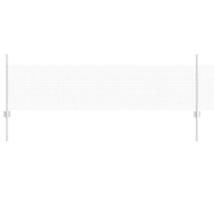 Recinzione con pali. Argento 0.5 x 25 m Acciaio 3336349