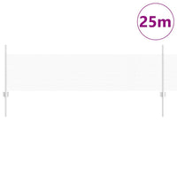 Recinzione con pali. Argento 0.5 x 25 m Acciaio 3336349