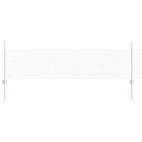 Recinzione con pali. Argento 0.5 x 25 m Acciaio 3336350