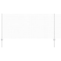 Recinzione con pali. Argento 1 x 25 m Acciaio 3336363