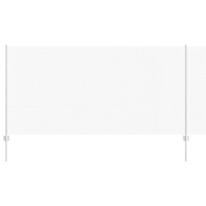 Recinzione con pali. Argento 1.2 x 25 m Acciaio 3336364