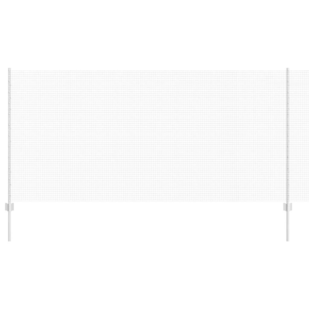 Recinzione con pali. Argento 1.2 x 25 m Acciaio 3336365