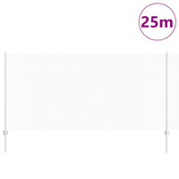 Recinzione con pali. Argento 1.2 x 25 m Acciaio 3336366