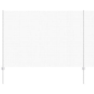 Recinzione con pali. Argento 1.6 x 25 m Acciaio 3336377