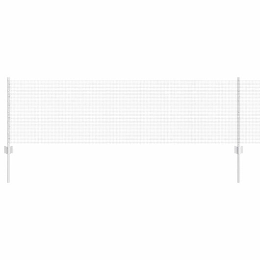 Recinzione con pali. Argento 0.6 x 50 m Acciaio 3336387