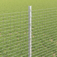 Recinzione con pali. Argento 0.8 x 50 m Acciaio 3336393