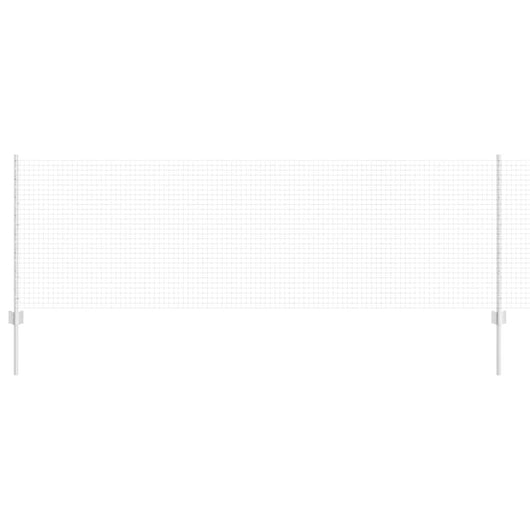 Recinzione con pali. Argento 0.8 x 50 m Acciaio 3336394