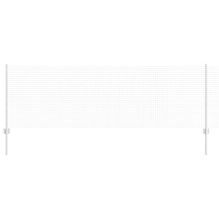 Recinzione con pali. Argento 0.8 x 50 m Acciaio 3336394