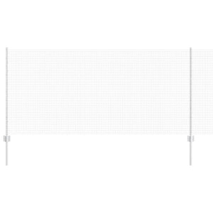 Recinzione con pali. Argento 1 x 50 m Acciaio 3336397