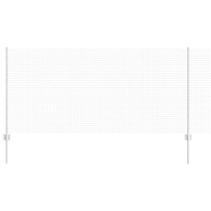 Recinzione con pali. Argento 1 x 50 m Acciaio 3336398