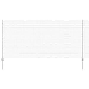 Recinzione con pali. Argento 1.2 x 50 m Acciaio 3336400