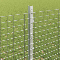 Recinzione con pali. Argento 1.2 x 50 m Acciaio 3336401