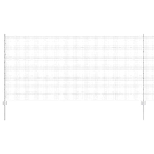 Recinzione con pali. Argento 1.2 x 50 m Acciaio 3336401