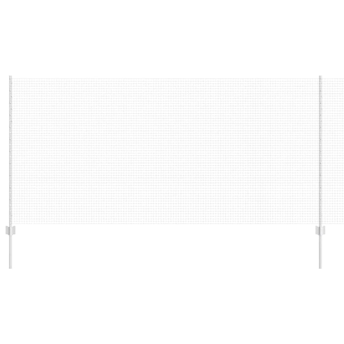 Recinzione con pali. Argento 1.2 x 50 m Acciaio 3336401