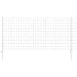 Recinzione con pali. Argento 1.2 x 50 m Acciaio 3336402