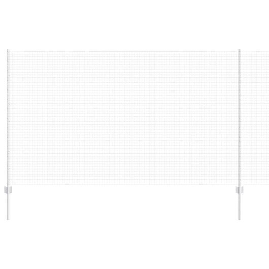 Recinzione con pali. Argento 1.4 x 50 m Acciaio 3336406