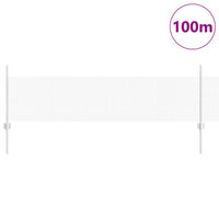 Recinzione con pali. Argento 0.5 x 100 m Acciaio 3336416