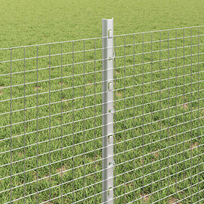 Recinzione con pali. Argento 0.6 x 100 m Acciaio 3336422