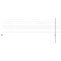 Recinzione con pali. Argento 0.6 x 100 m Acciaio 3336423