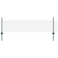 Recinzione con pali. Verde 0.5 x 25 m Acciaio 3336468