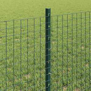 Recinzione con pali. Verde 0.6 x 25 m Acciaio 3336474