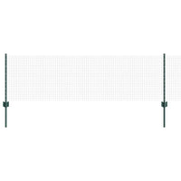 Recinzione con pali. Verde 0.6 x 25 m Acciaio 3336474