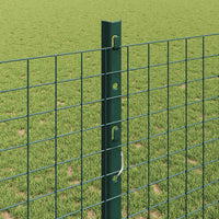 Recinzione con pali. Verde 1.2 x 25 m Acciaio 3336486