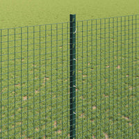 Recinzione con pali. Verde 1.4 x 25 m Acciaio 3336489